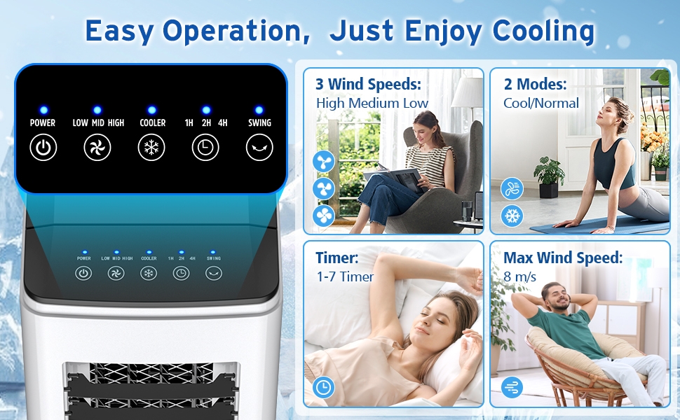 3 in 1 portable air conditioners for room
